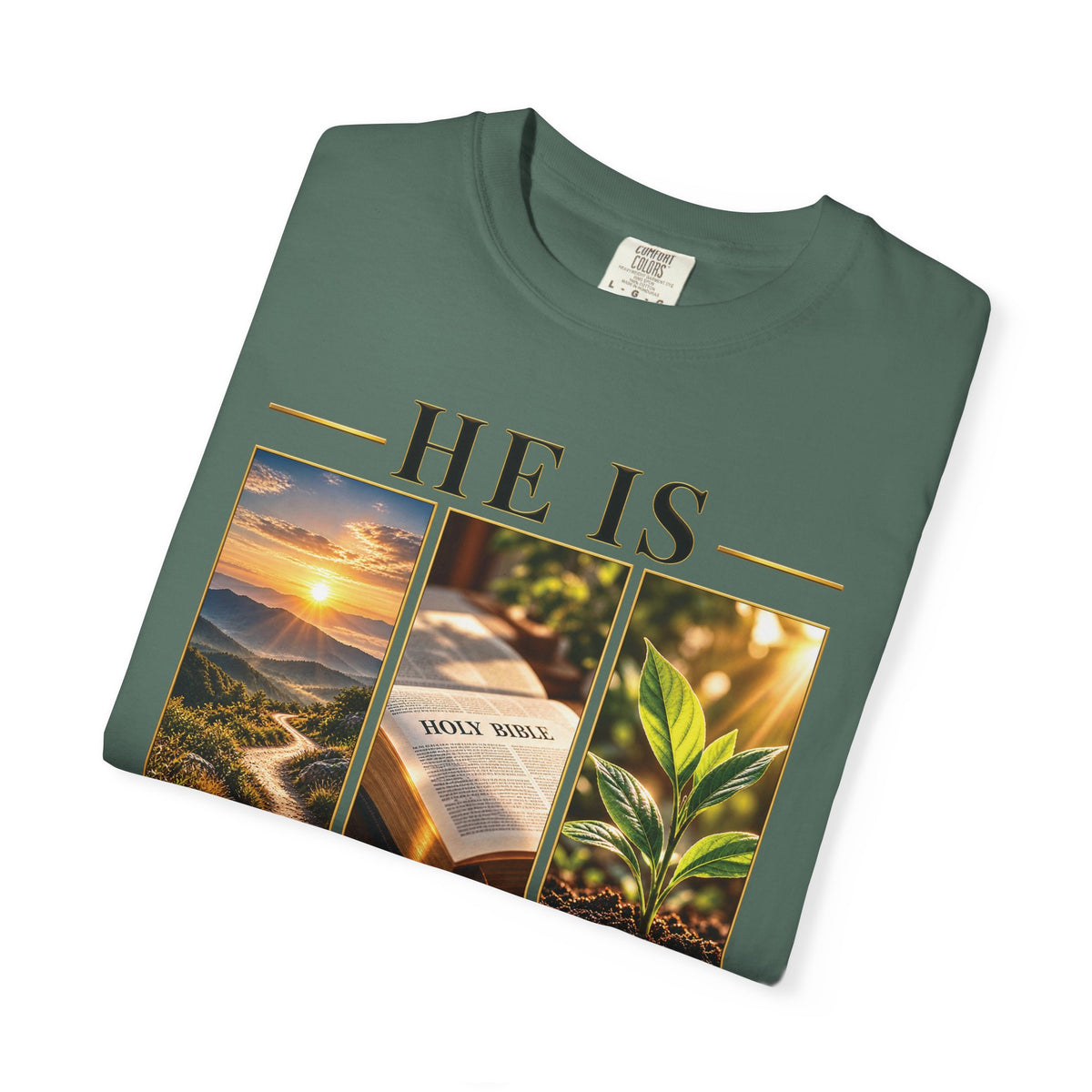 He Is the Way The Truth and The Life Christian T-Shirt | John 14:6 Faith Based Tee | Pray & Bloom