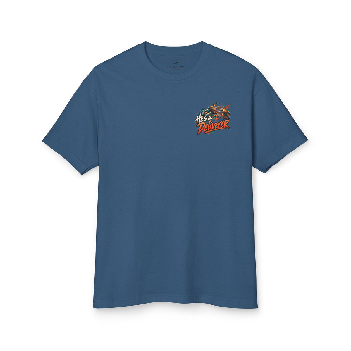 He’s a Deliverer Christian T-Shirt | John 8:36 Broken Chains Faith Tee | Pray & Bloom