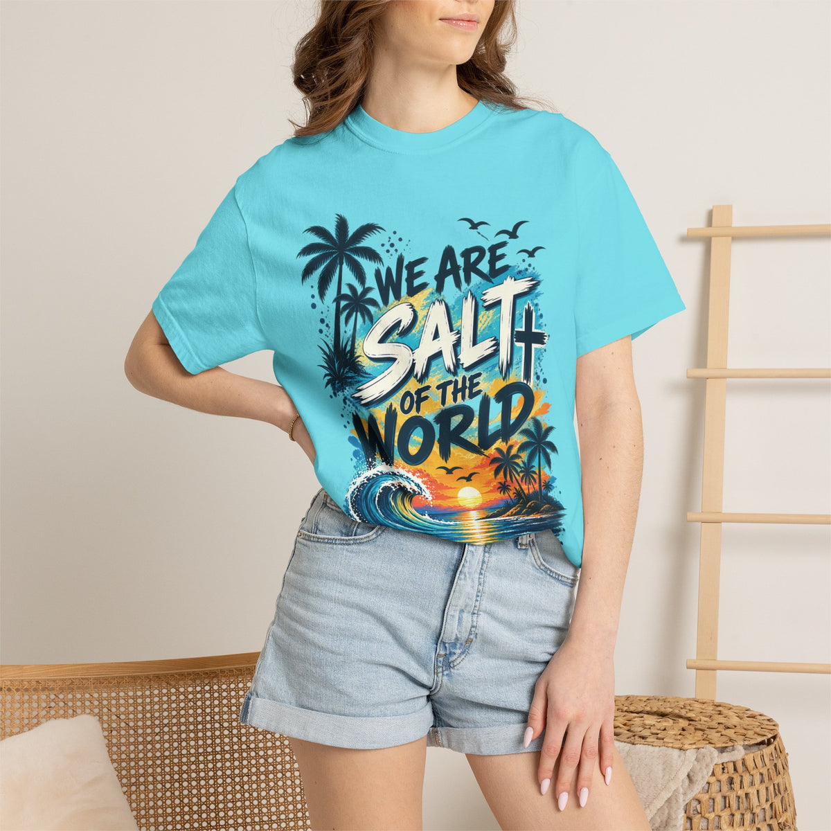 We are Salt of The World Christian T-Shirt | Matthew 5:13-14 Faith Tee | Pray & Bloom