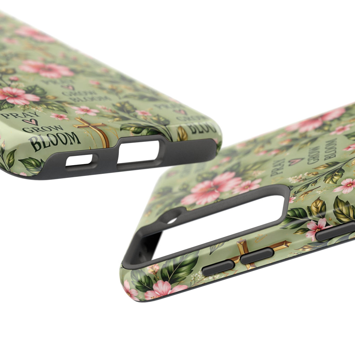 Pray Grow Bloom Christian Phone Case | Floral Faith Case | Pray & Bloom