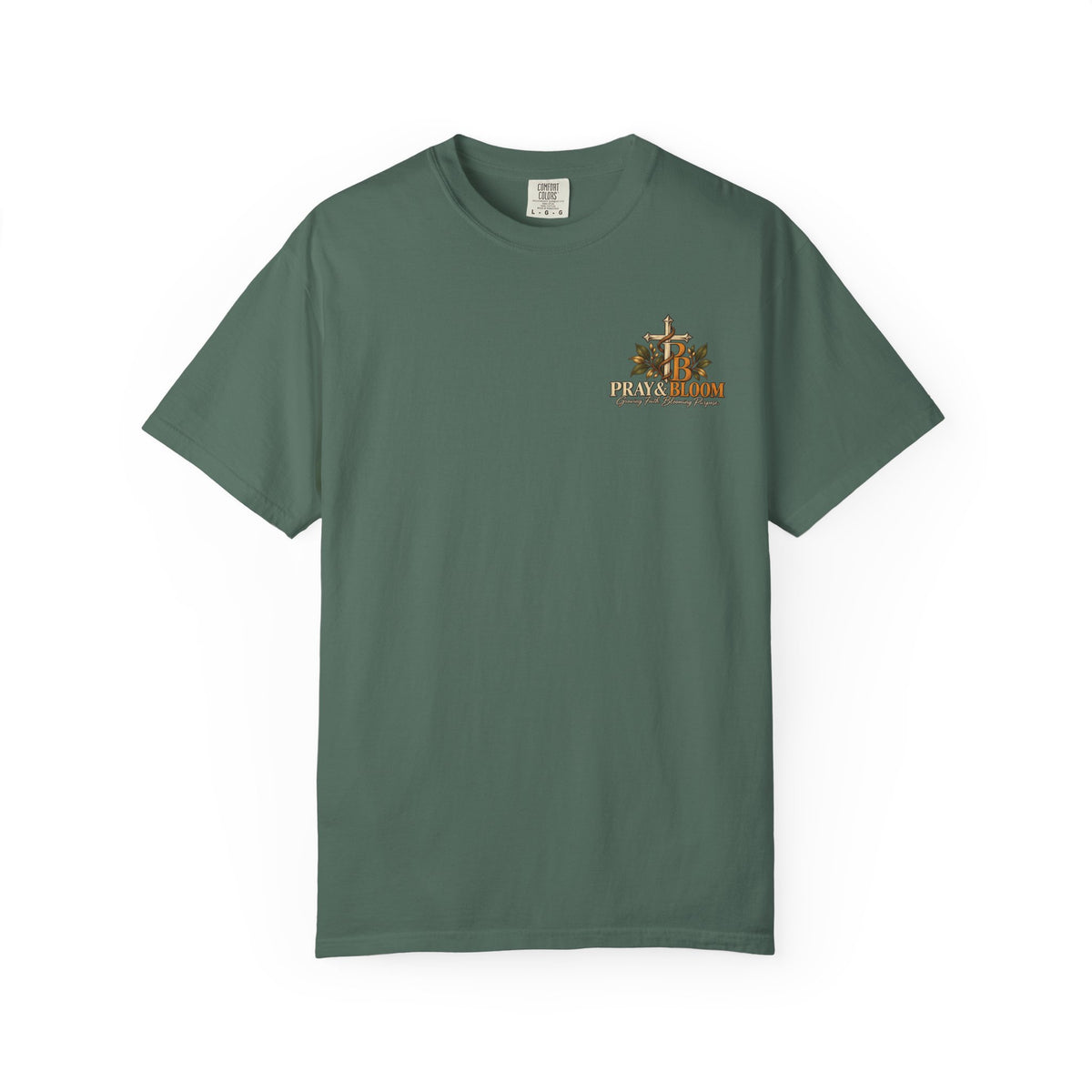 Grounded and Rooted in Him Christian T- Shirt | Pray & Bloom