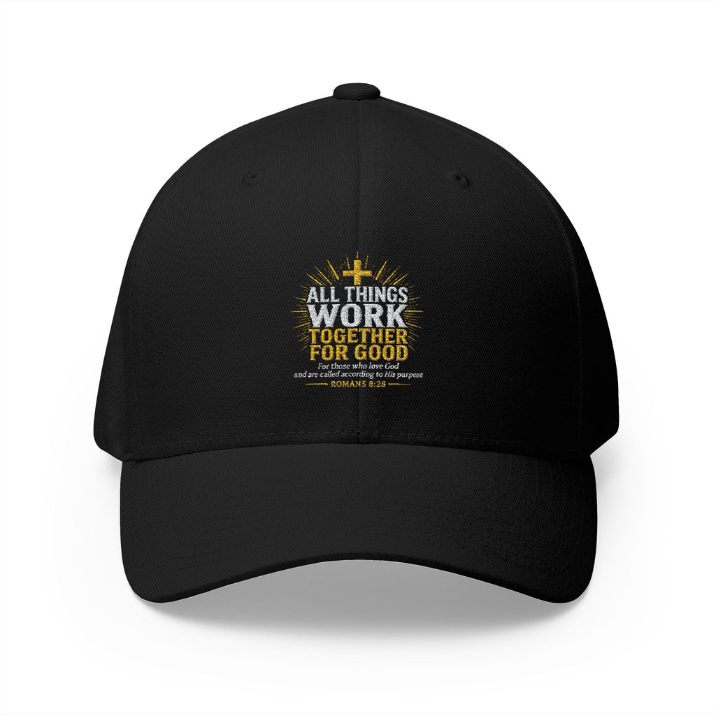 All Things Work Together for Good Christian Hat | Romans 8:28 | Pray & Bloom