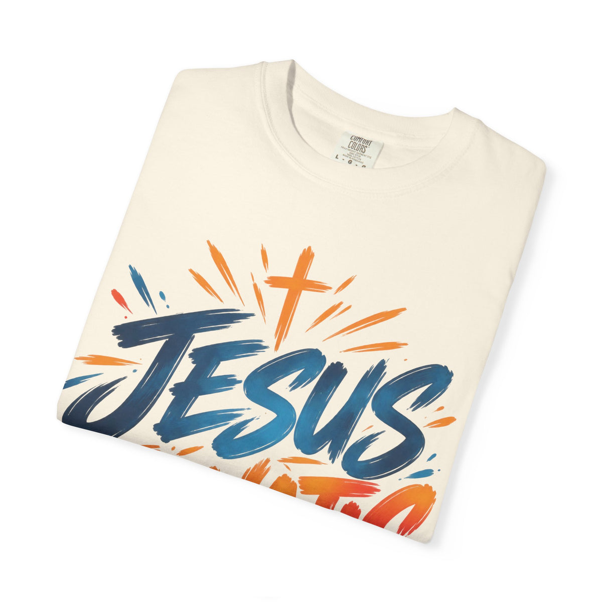 Jesus Fanatic Christian T-Shirt | Bold Colorful Faith Tee | Pray & Bloom