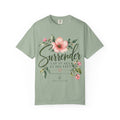 Surrender Christian T-Shirt | Lay It All at His Feet | Proverbs 3:5–6 | Pray & Bloom
