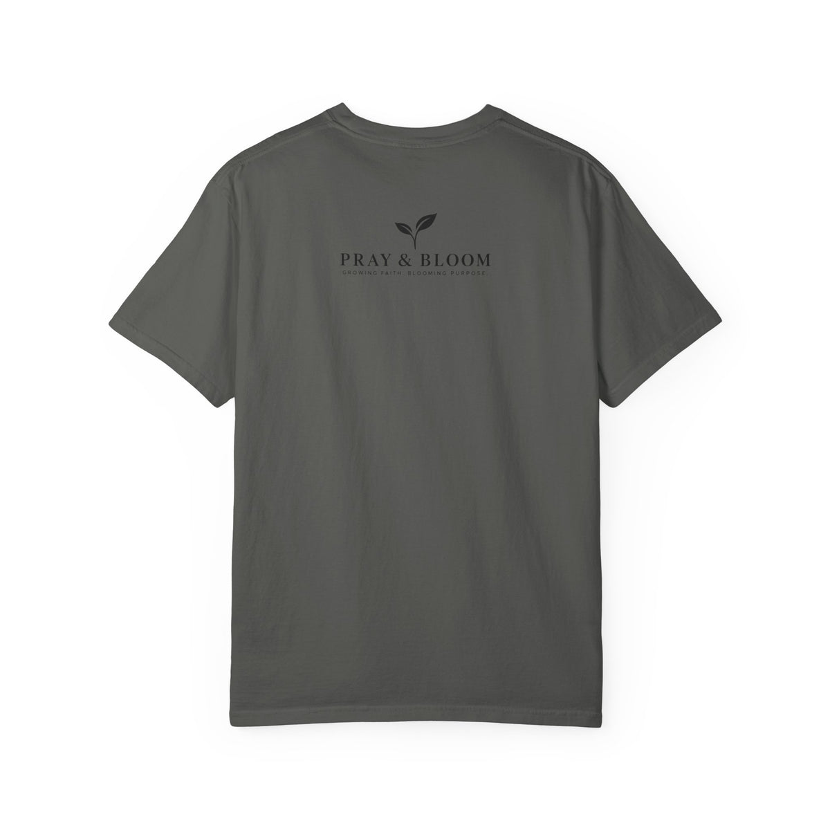 Overcomer Christian T-Shirt | Faith-Based Floral Cross Tee | Pray & Bloom