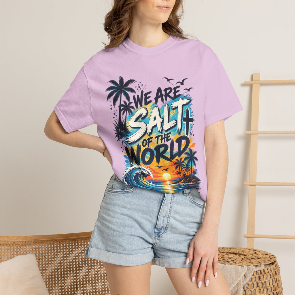 We are Salt of The World Christian T-Shirt | Matthew 5:13-14 Faith Tee | Pray & Bloom