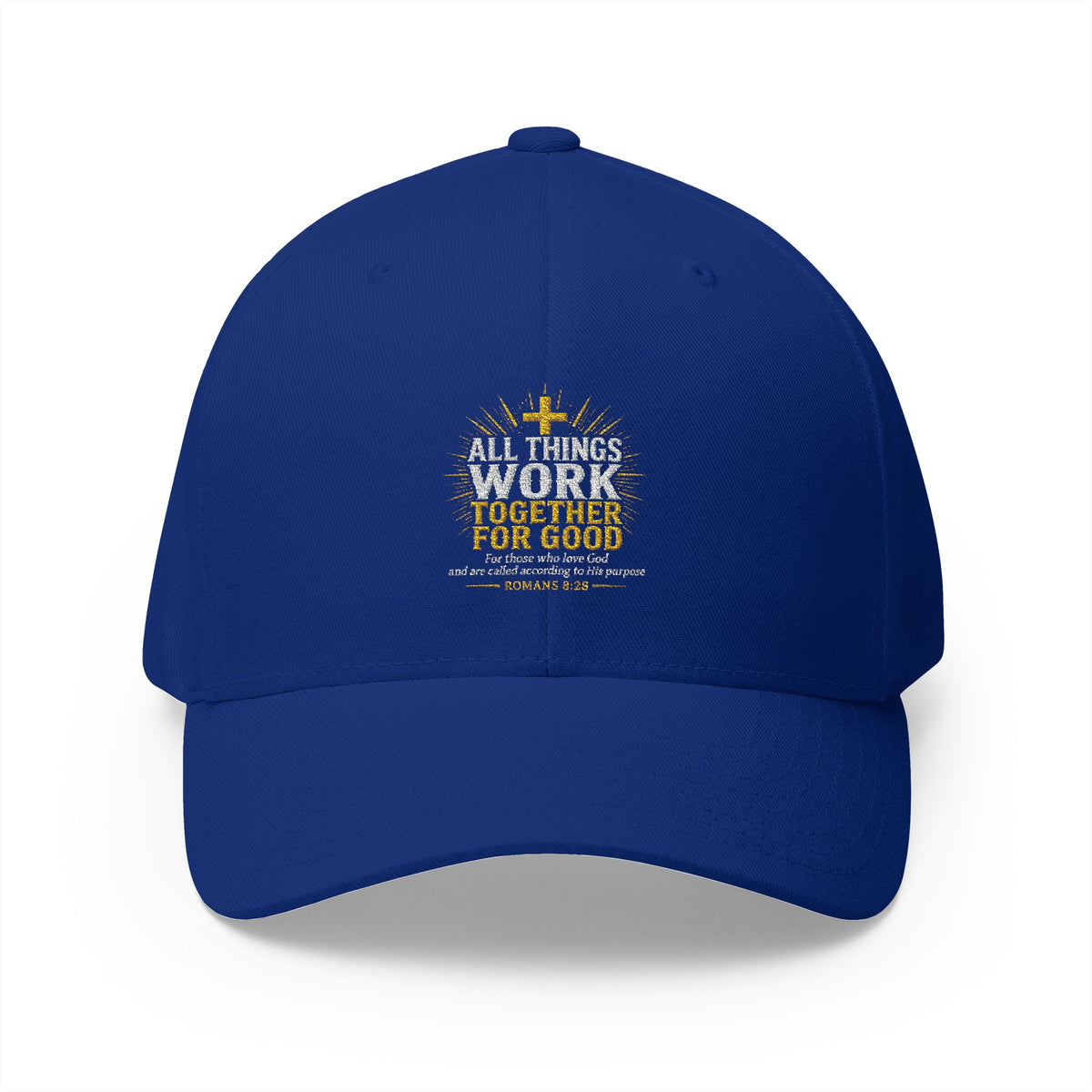 All Things Work Together for Good Christian Hat | Romans 8:28 | Pray & Bloom