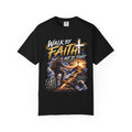 Walk by Faith Not by Sight Christian T-Shirt | 2 Corinthians 5:7 | Pray & Bloom