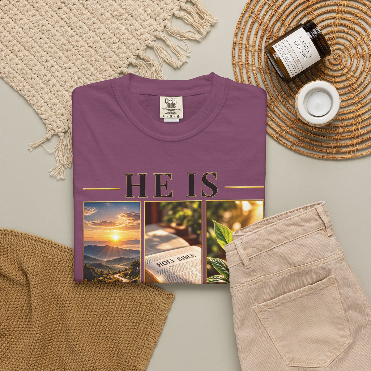 He Is the Way The Truth and The Life Christian T-Shirt | John 14:6 Faith Based Tee | Pray & Bloom