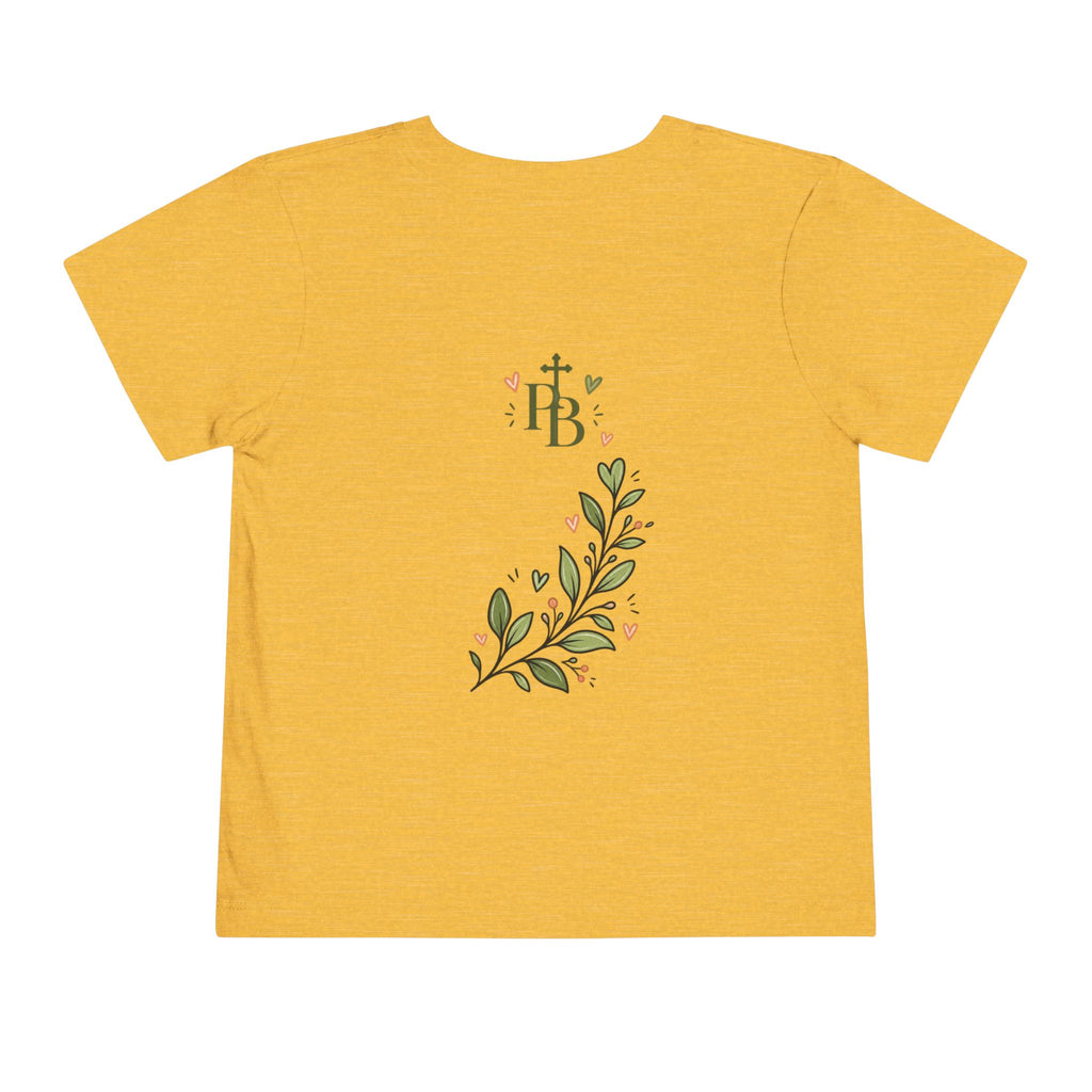 Growing With Jesus Kids T-Shirt | Christian Toddler Tee | Pray & Bloom
