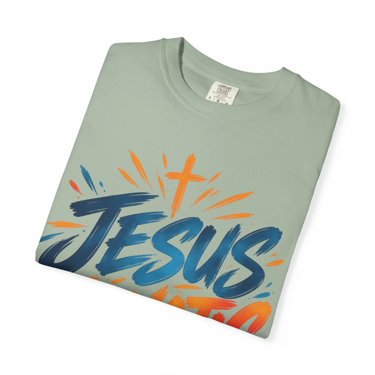 Jesus Fanatic Christian T-Shirt | Bold Colorful Faith Tee | Pray & Bloom