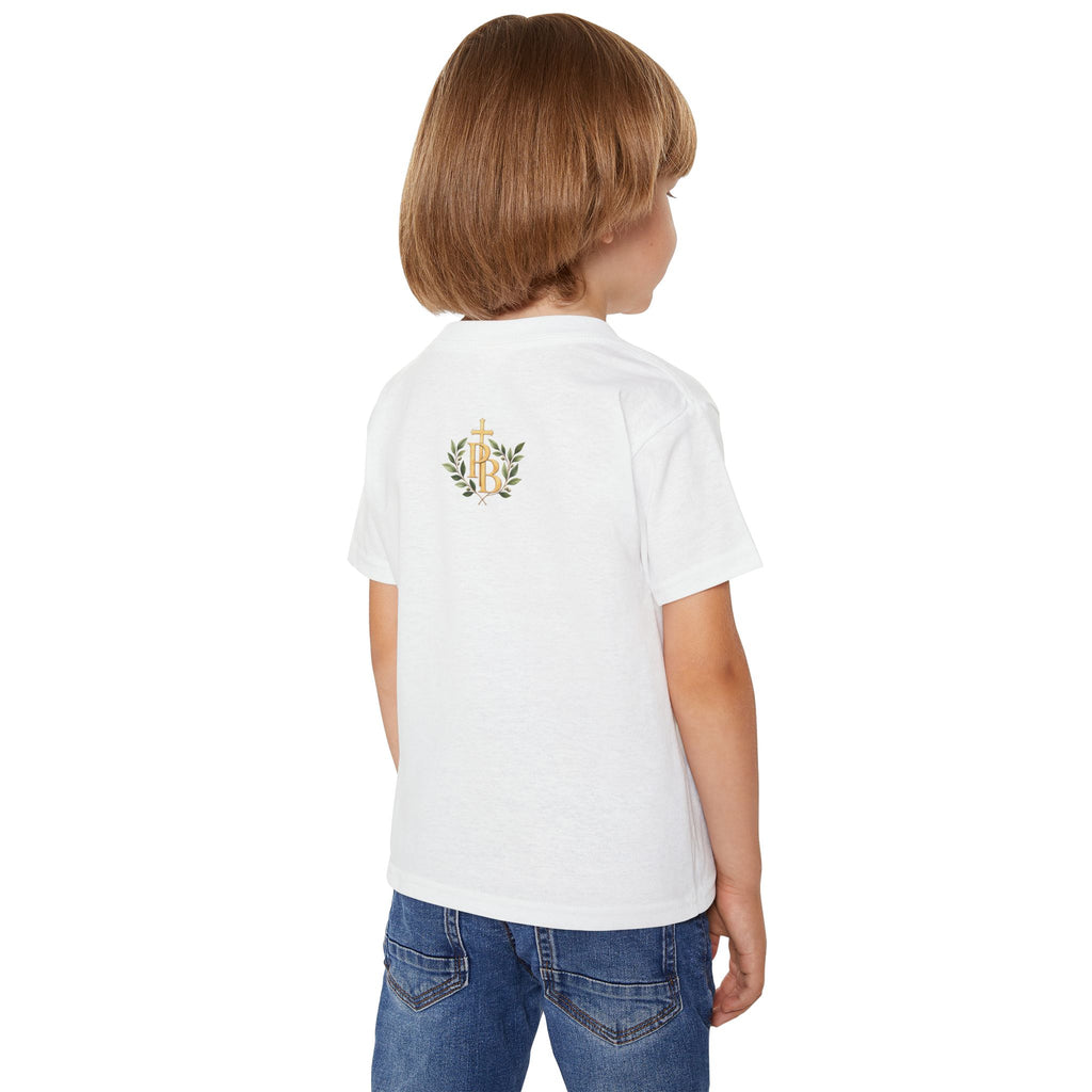Little Prayer Warrior Kids Christian T-Shirt | Prayer Faith Tee for Children | Pray & Bloom