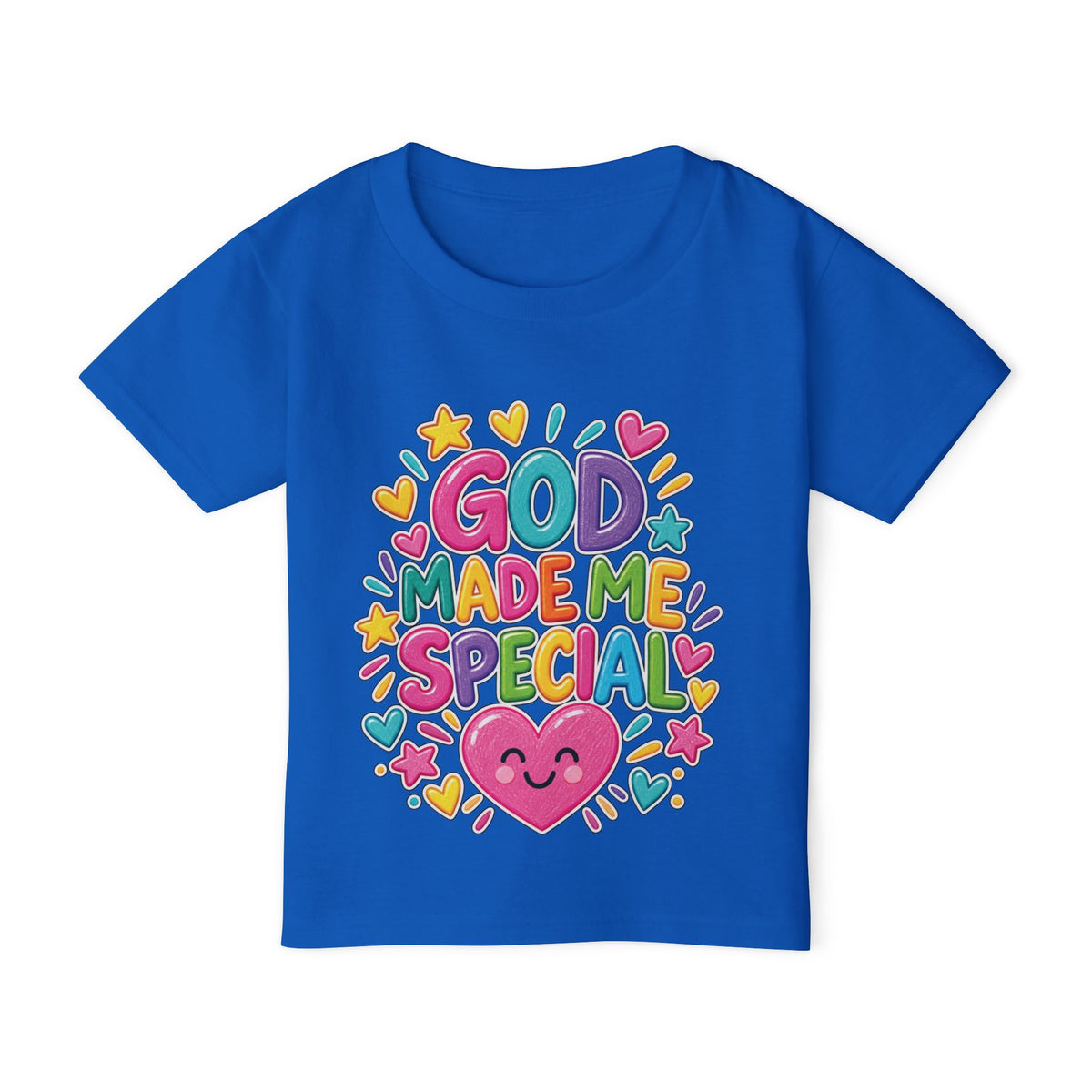 God Made Me Special Kids T-Shirt | Psalm 139:14 Christian Toddler Tee | Pray & Bloom