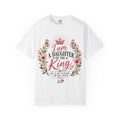 Daughter of The King Christian T-Shirt | 1 John 3:1 | Pray & Bloom