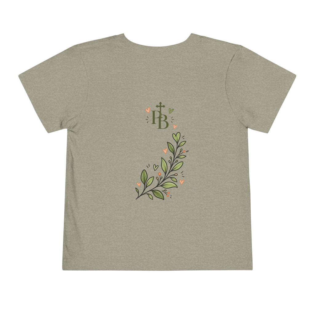 Growing With Jesus Kids T-Shirt | Christian Toddler Tee | Pray & Bloom