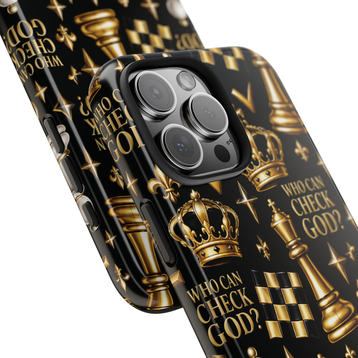 Who Can Check God? Faith Chess Tough Phone Case | Pray & Bloom