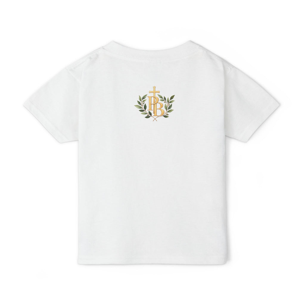 Brave Like David Kids Christian T-Shirt | David & Goliath Faith Tee | Pray & Bloom