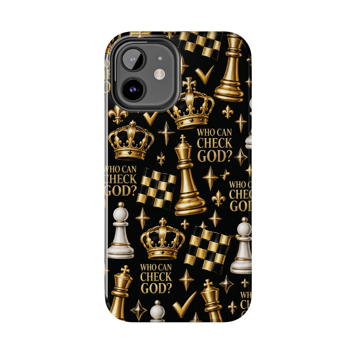Who Can Check God? Faith Chess Tough Phone Case | Pray & Bloom