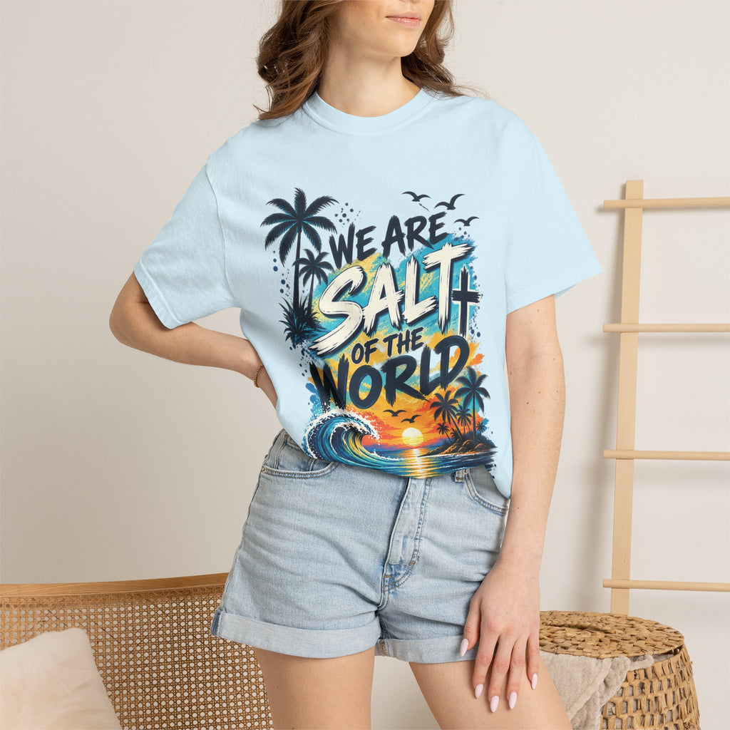 We are Salt of The World Christian T-Shirt | Matthew 5:13-14 Faith Tee | Pray & Bloom