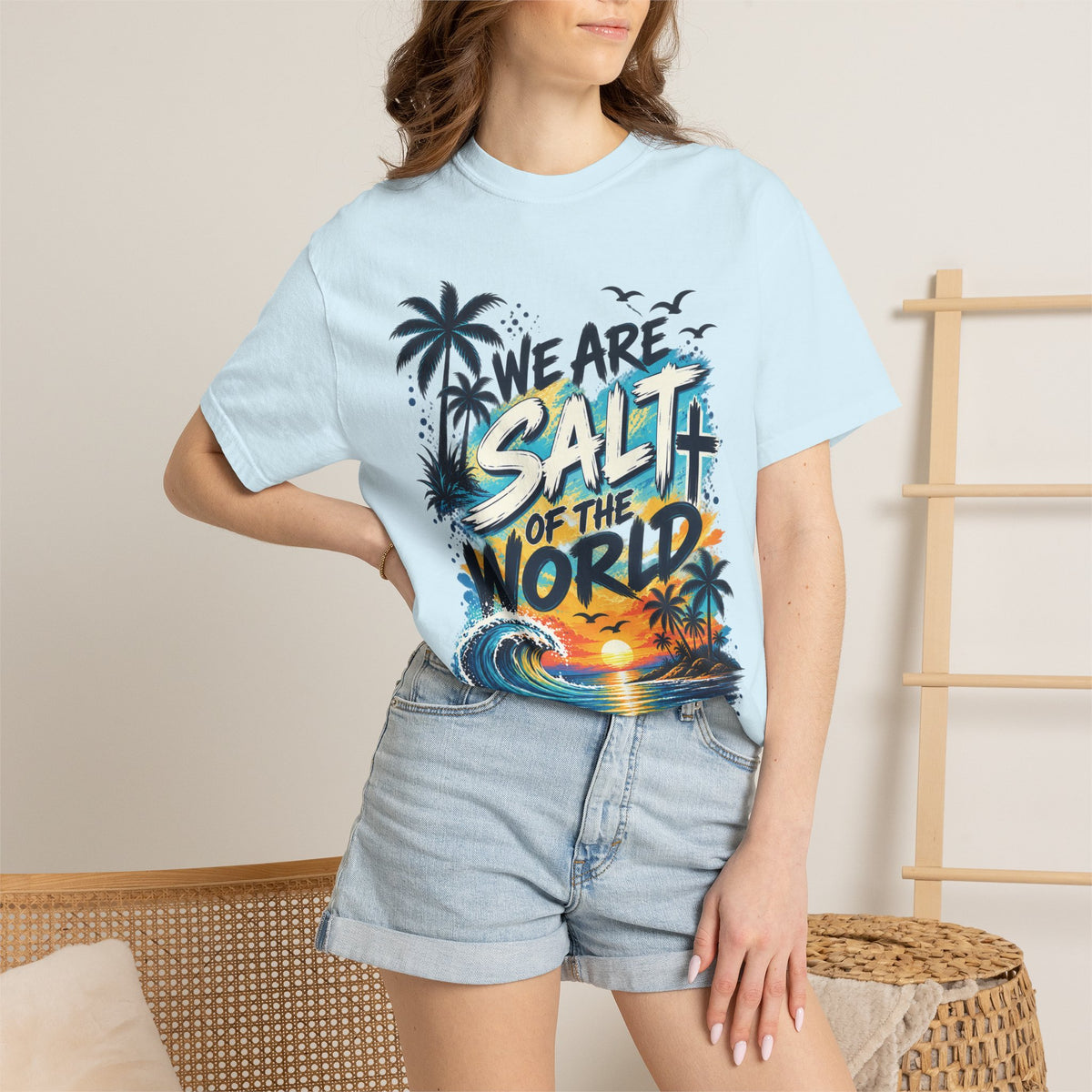 We are Salt of The World Christian T-Shirt | Matthew 5:13-14 Faith Tee | Pray & Bloom