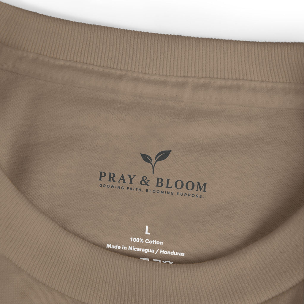 Iron Sharpens Iron Christian T-Shirt | Proverbs 27:17 | Pray & Bloom