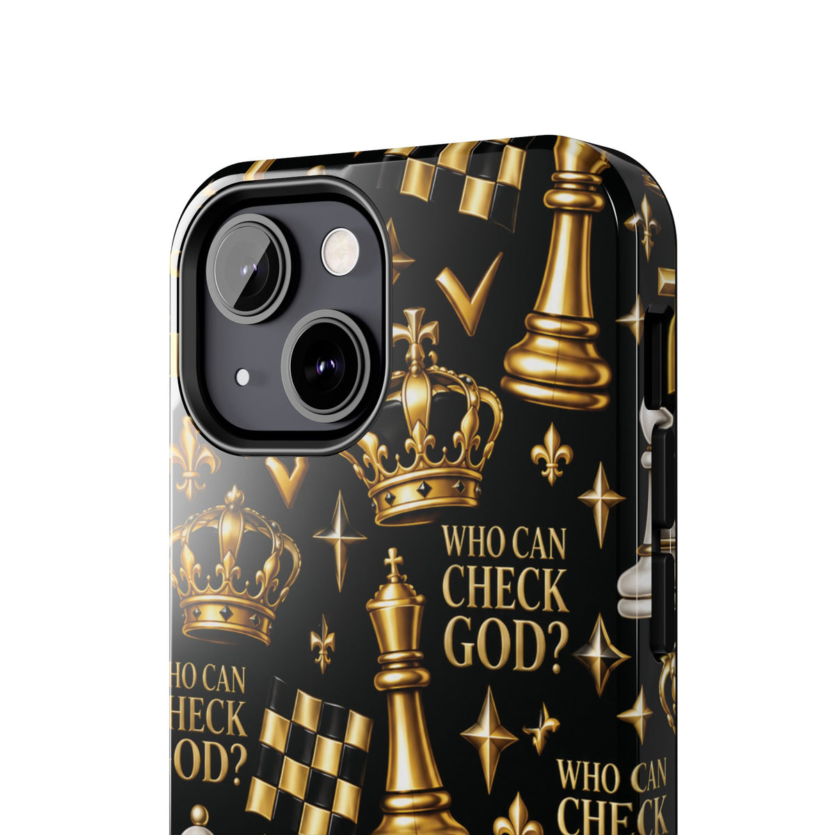 Who Can Check God? Faith Chess Tough Phone Case | Pray & Bloom