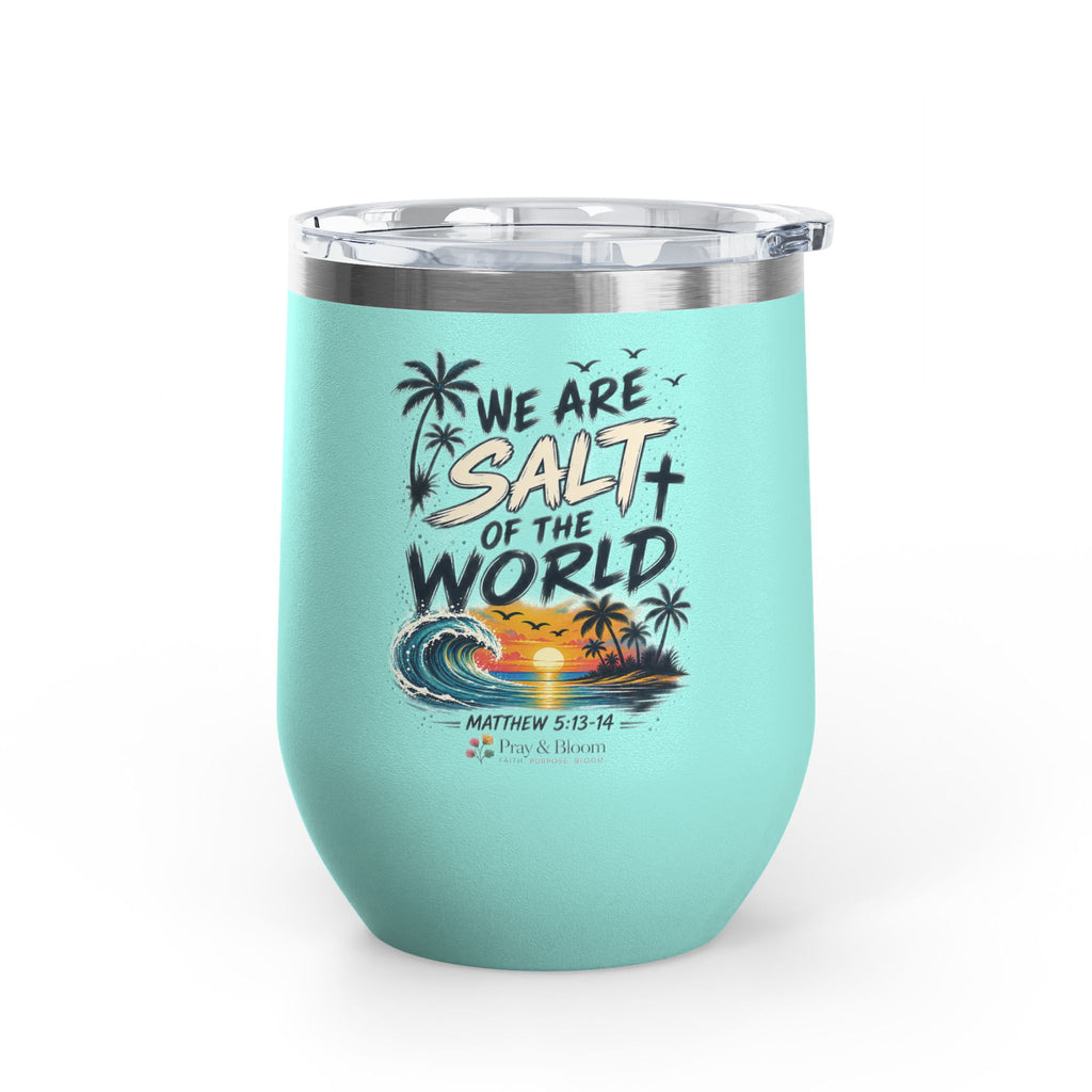 Salt of the World Christian Tumbler | Matthew 5:13–14 Travel Cup | Pray & Bloom