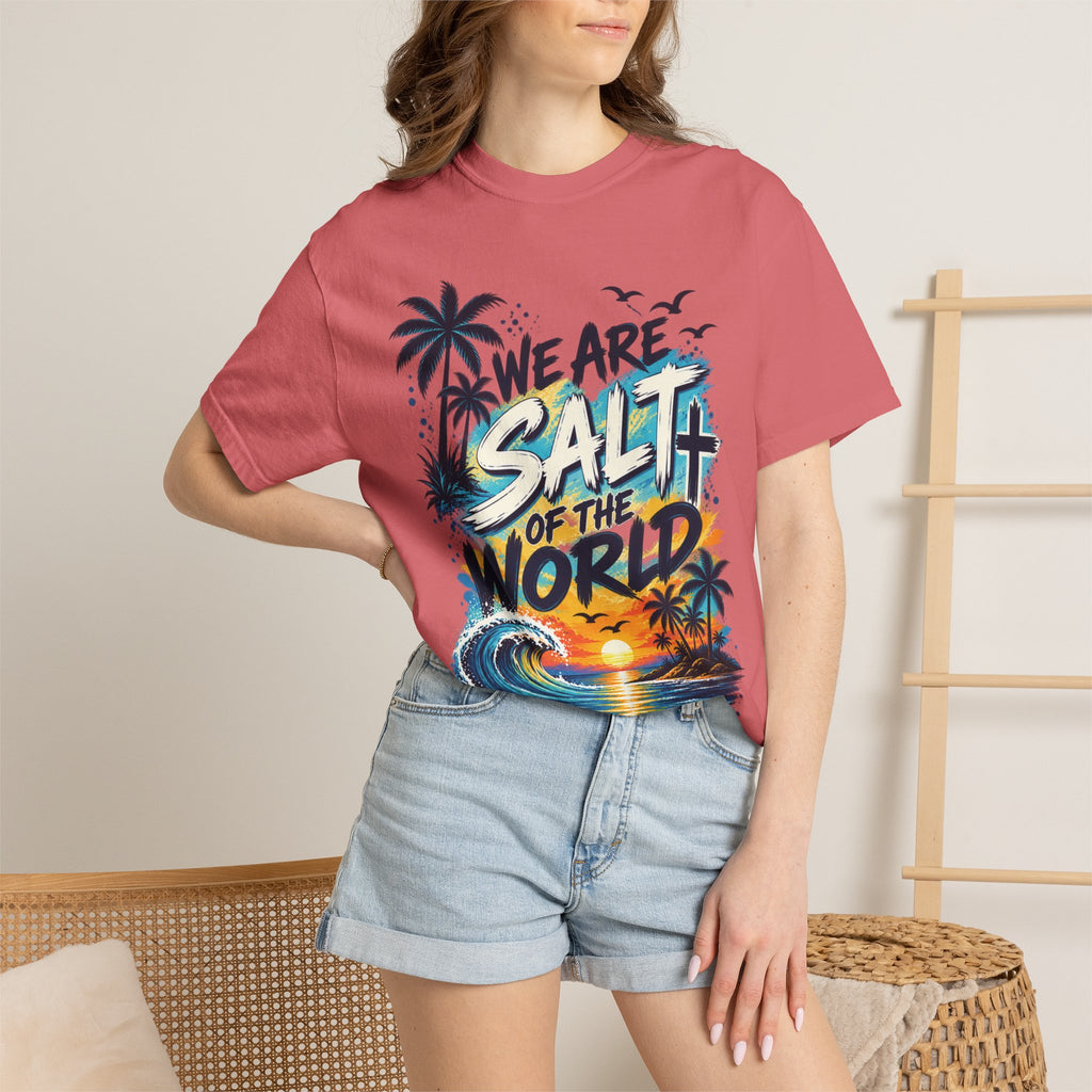 We are Salt of The World Christian T-Shirt | Matthew 5:13-14 Faith Tee | Pray & Bloom