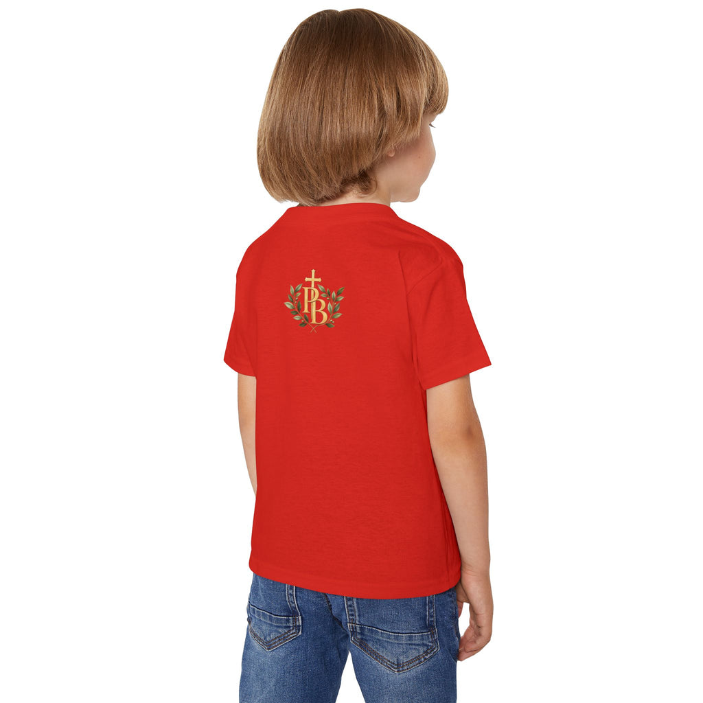 Brave Like David Kids Christian T-Shirt | David & Goliath Faith Tee | Pray & Bloom