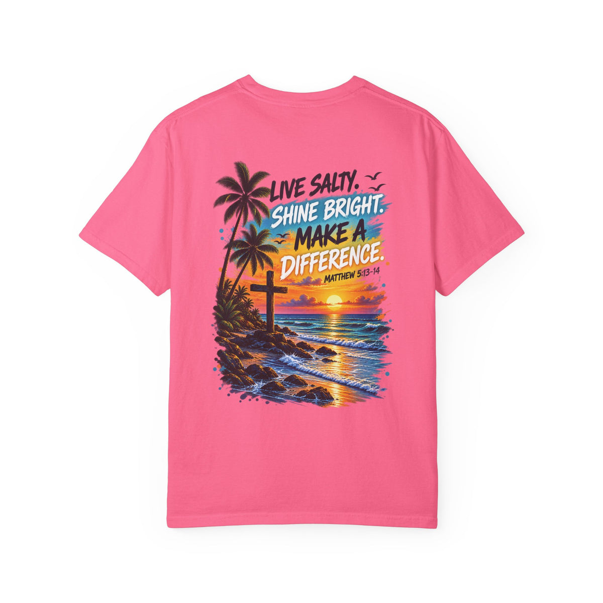 We are Salt of The World Christian T-Shirt | Matthew 5:13-14 Faith Tee | Pray & Bloom