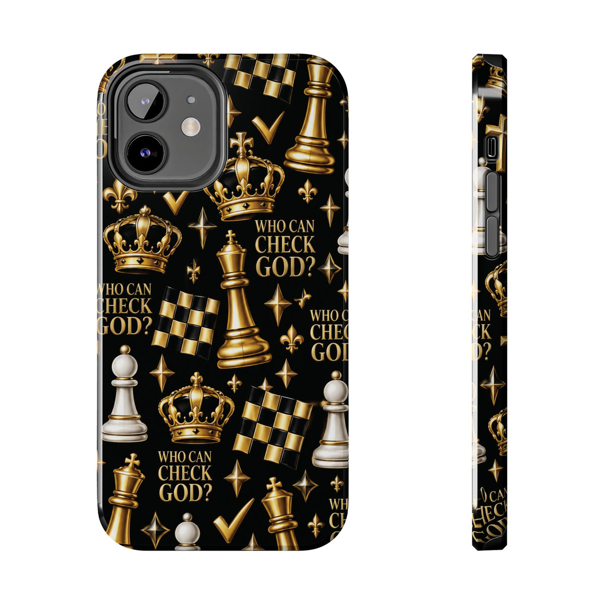 Who Can Check God? Faith Chess Tough Phone Case | Pray & Bloom