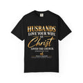 Husbands Love Your Wife as Christ Loved the Church Christian T-Shirt | Ephesians 5:25 | Pray & Bloom