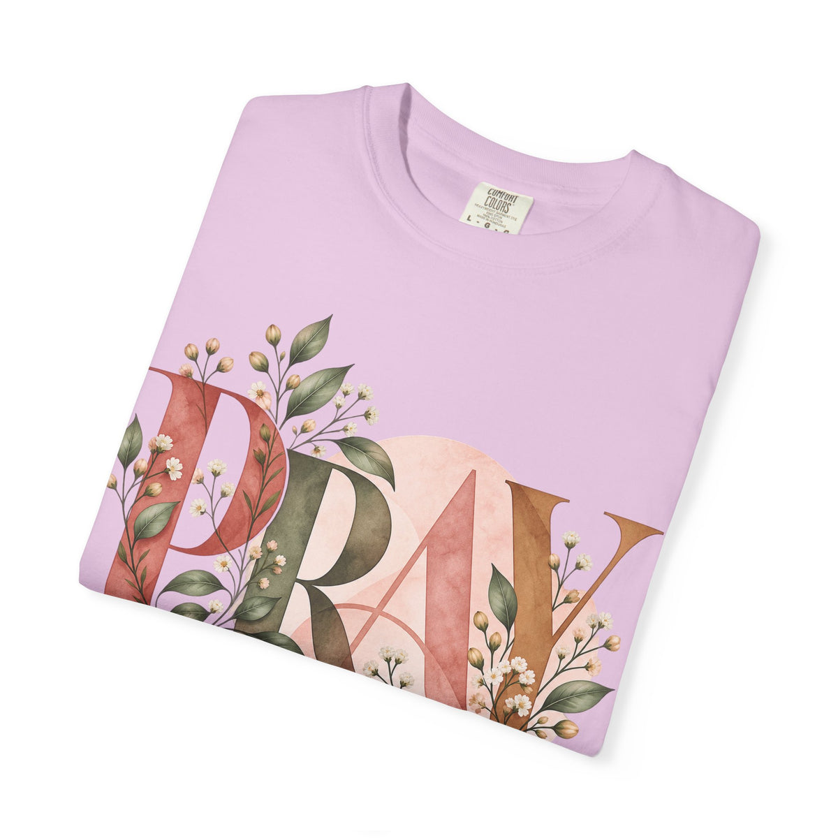PRAY Botanical Christian T-Shirt | Faith-Inspired Floral Tee | Pray & Bloom
