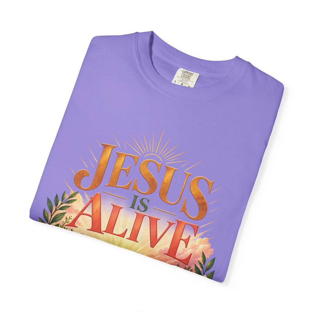 Jesus Is Alive Christian T-Shirt | Resurrection Faith Tee | Pray & Bloom