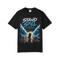 Stand Still Christian T-Shirt | Exodus 14:13 | Same God Then Same God Now | Pray & Bloom