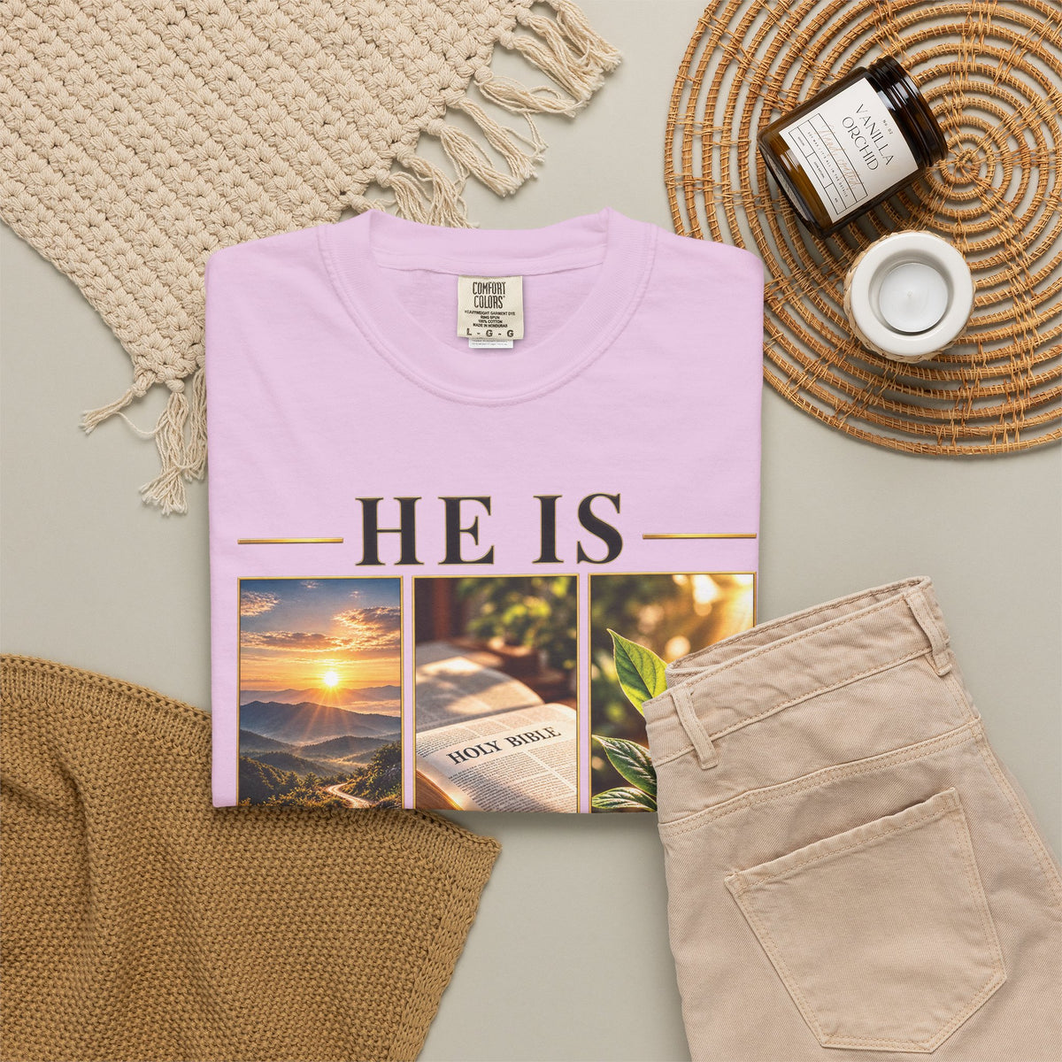 He Is the Way The Truth and The Life Christian T-Shirt | John 14:6 Faith Based Tee | Pray & Bloom