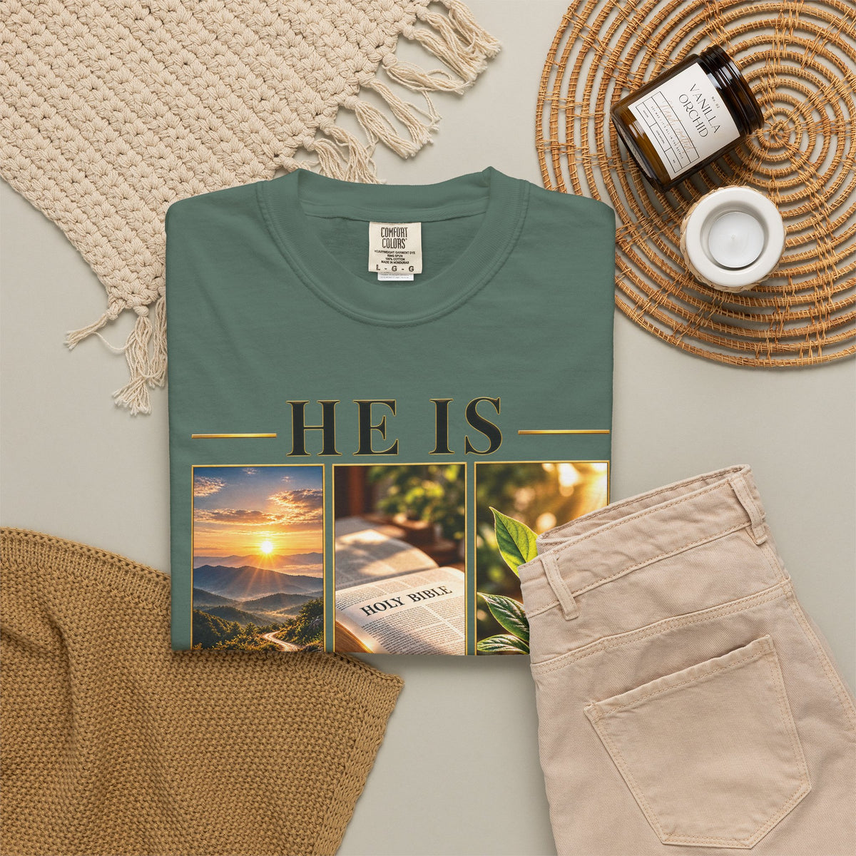 He Is the Way The Truth and The Life Christian T-Shirt | John 14:6 Faith Based Tee | Pray & Bloom