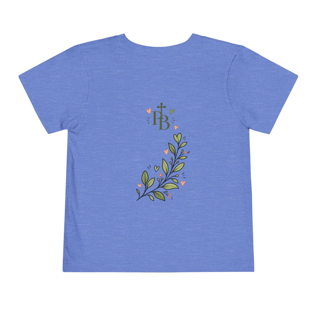 Growing With Jesus Kids T-Shirt | Christian Toddler Tee | Pray & Bloom