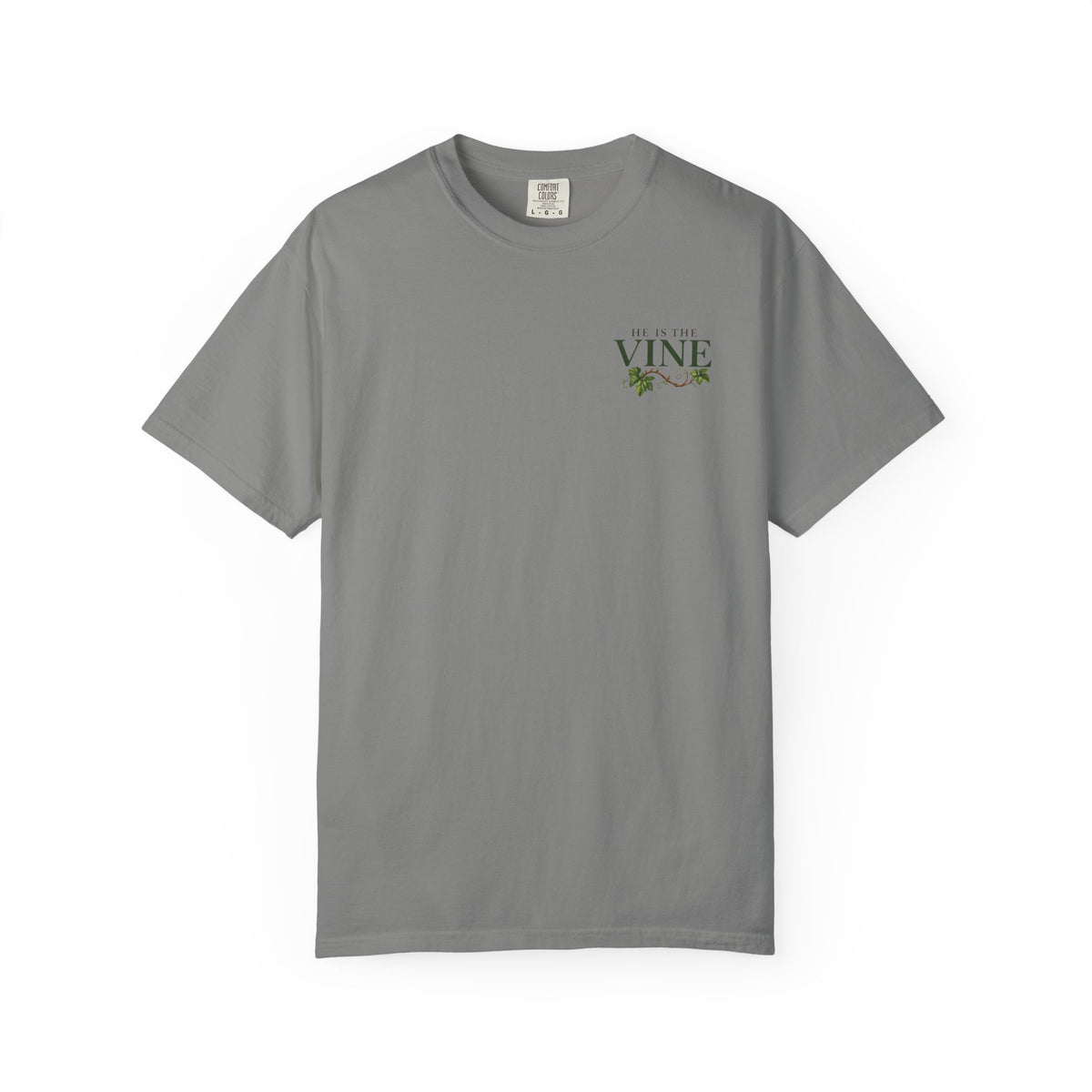 He Is the Vine Christian T-Shirt| John 15:5 Faith Based Tee| Pray & Bloom