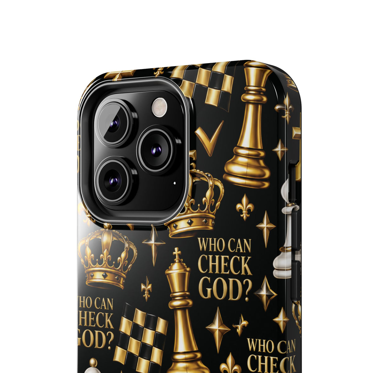 Who Can Check God? Faith Chess Tough Phone Case | Pray & Bloom