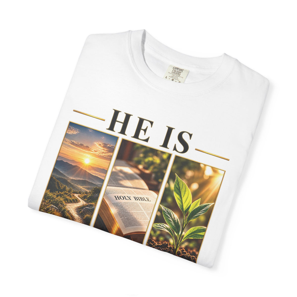 He Is the Way The Truth and The Life Christian T-Shirt | John 14:6 Faith Based Tee | Pray & Bloom