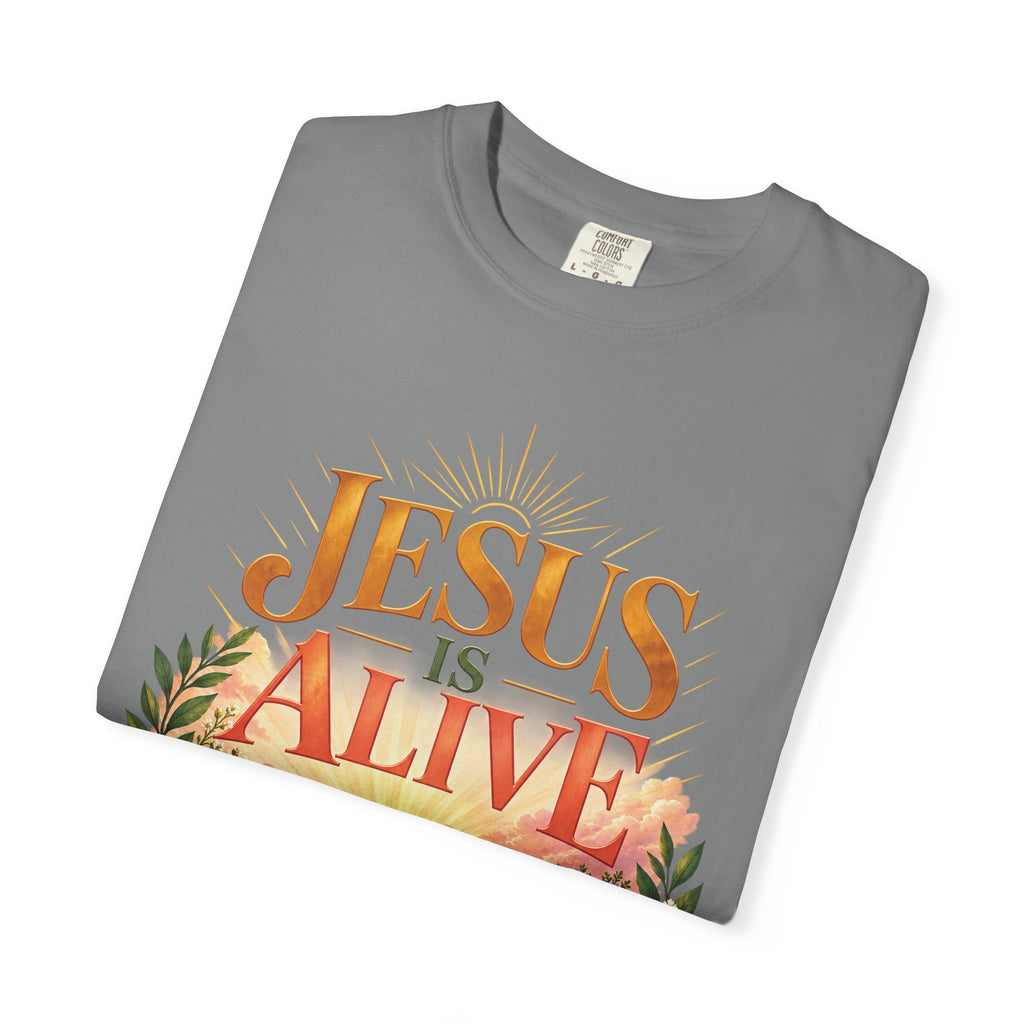 Jesus Is Alive Christian T-Shirt | Resurrection Faith Tee | Pray & Bloom