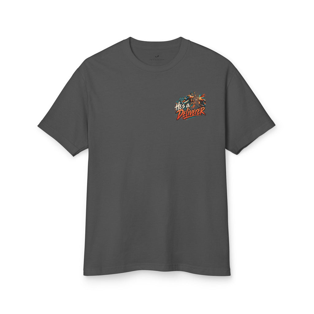 He’s a Deliverer Christian T-Shirt | John 8:36 Broken Chains Faith Tee | Pray & Bloom