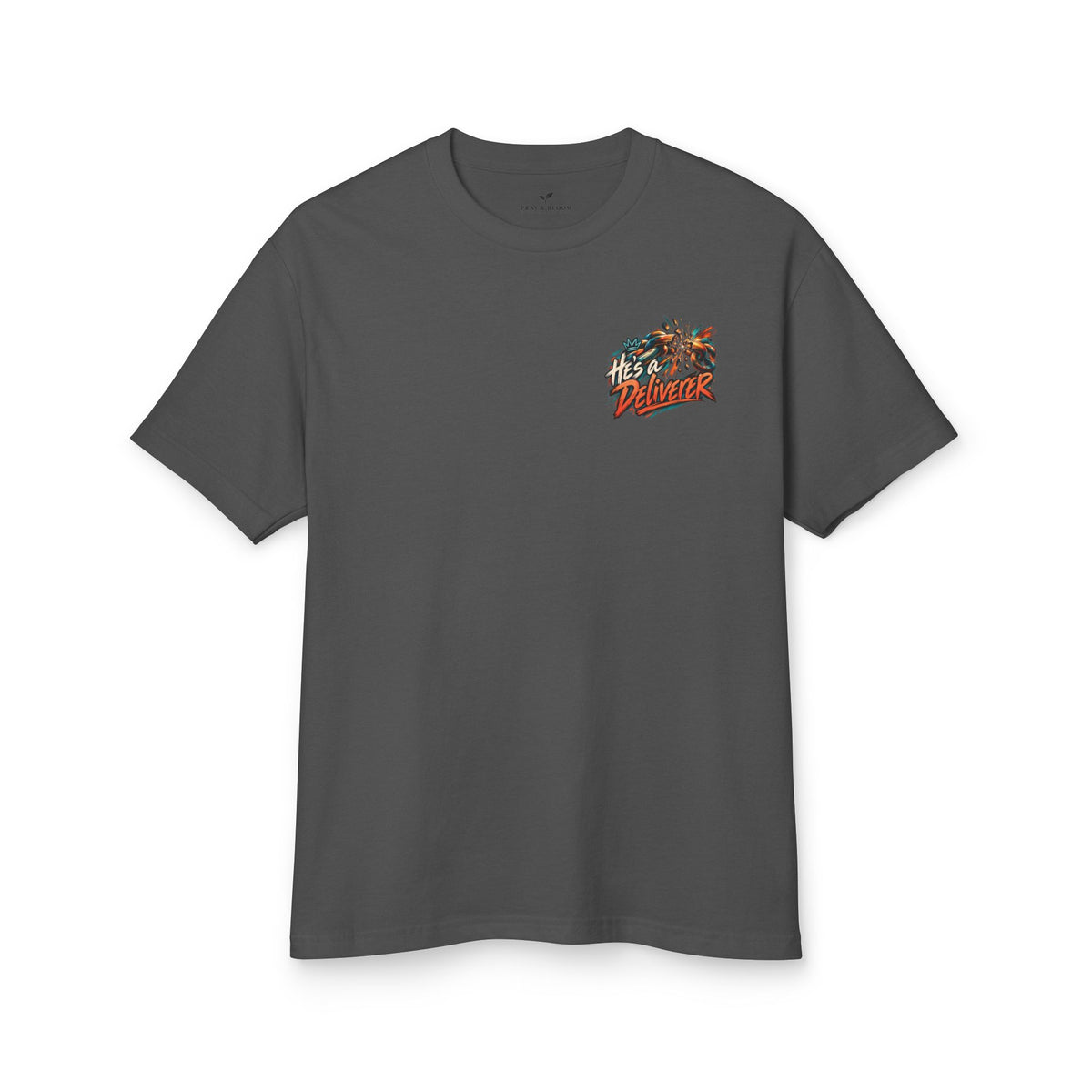 He’s a Deliverer Christian T-Shirt | John 8:36 Broken Chains Faith Tee | Pray & Bloom