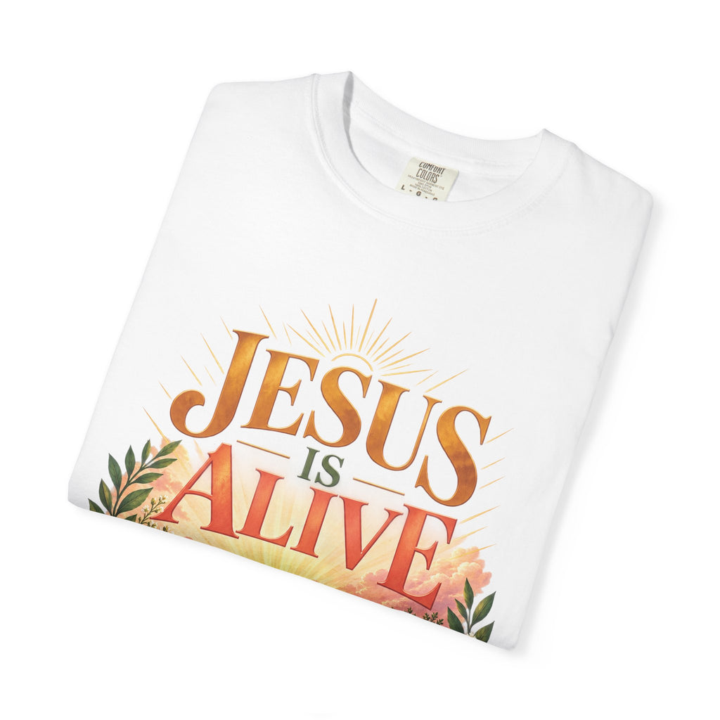 Jesus Is Alive Christian T-Shirt | Resurrection Faith Tee | Pray & Bloom
