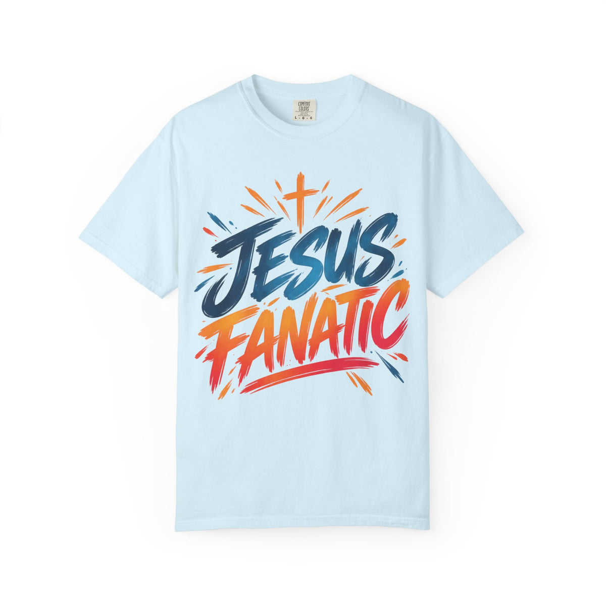 Jesus Fanatic Christian T-Shirt | Bold Colorful Faith Tee | Pray & Bloom
