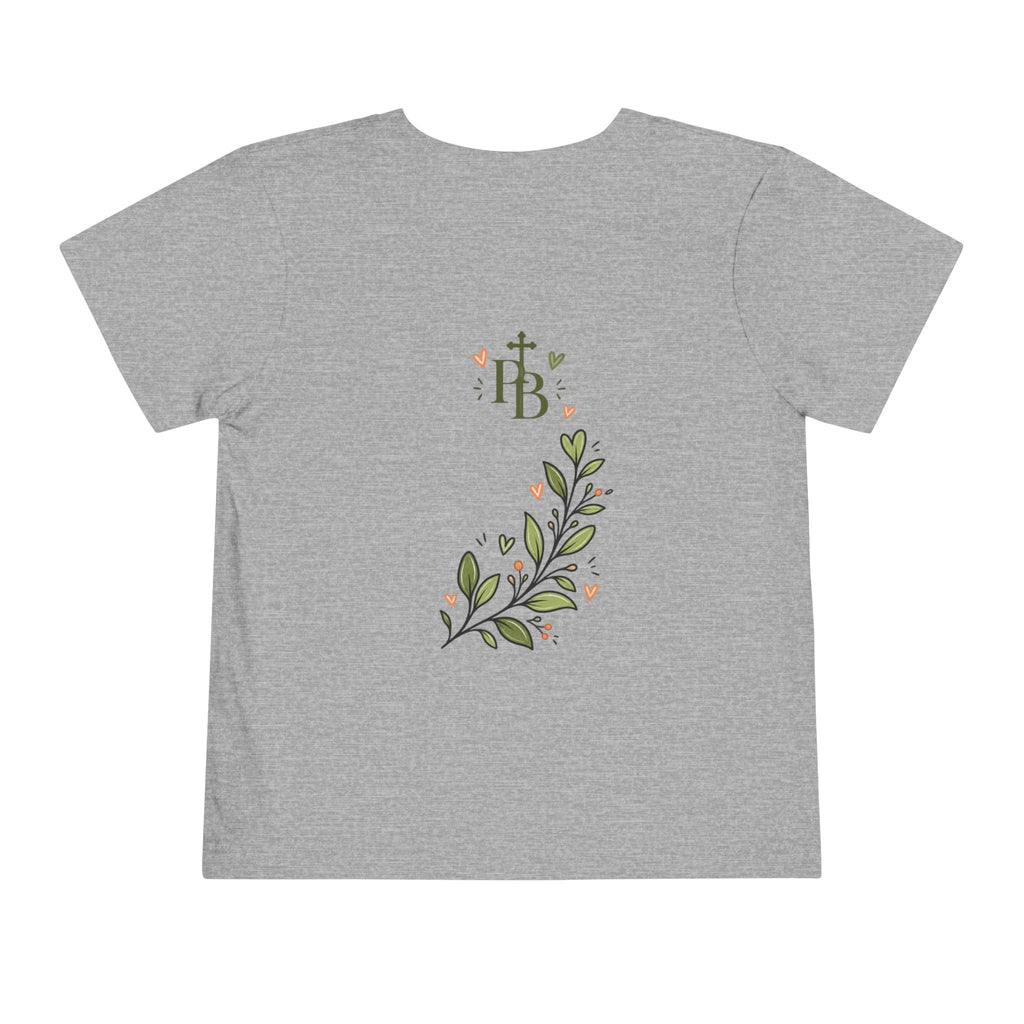 Growing With Jesus Kids T-Shirt | Christian Toddler Tee | Pray & Bloom