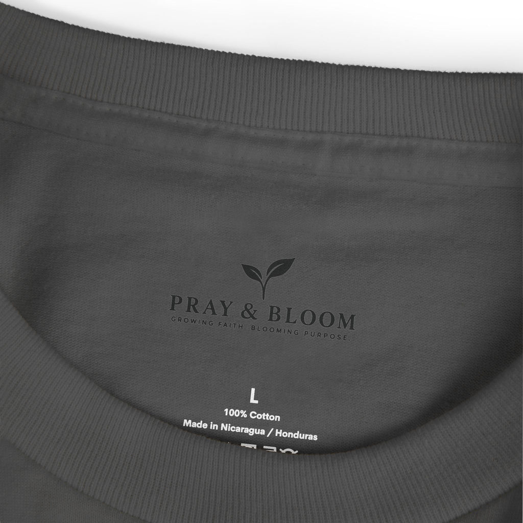 Iron Sharpens Iron Christian T-Shirt | Proverbs 27:17 | Pray & Bloom