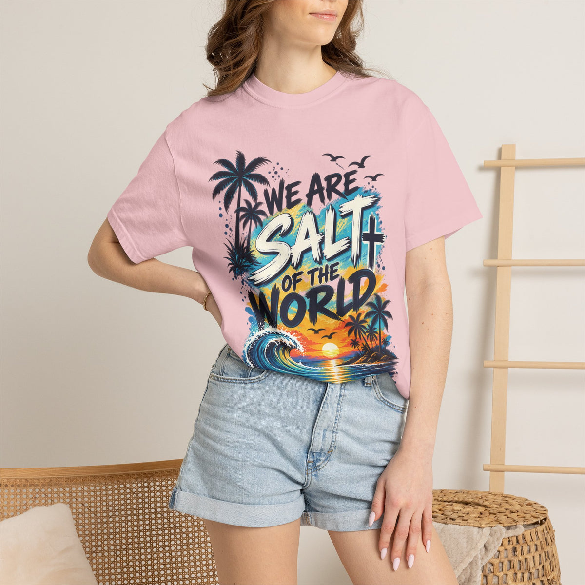 We are Salt of The World Christian T-Shirt | Matthew 5:13-14 Faith Tee | Pray & Bloom