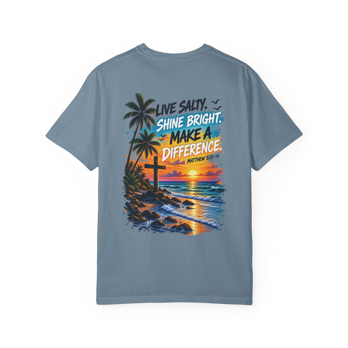 We are Salt of The World Christian T-Shirt | Matthew 5:13-14 Faith Tee | Pray & Bloom